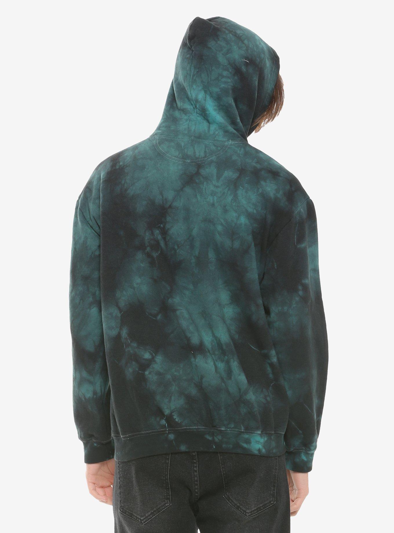 Teal Cloud Wash Hoodie, TEAL, alternate