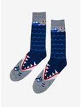 Shark Attack Crew Socks, , alternate