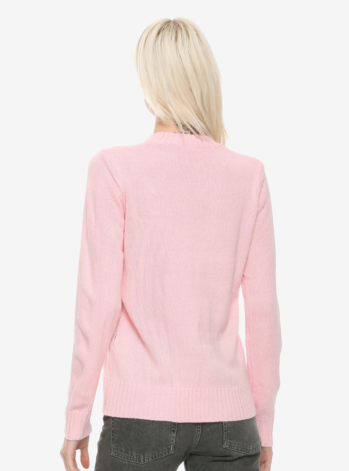 Rugrats Reptar Pink Knit Sweater, MULTI, alternate