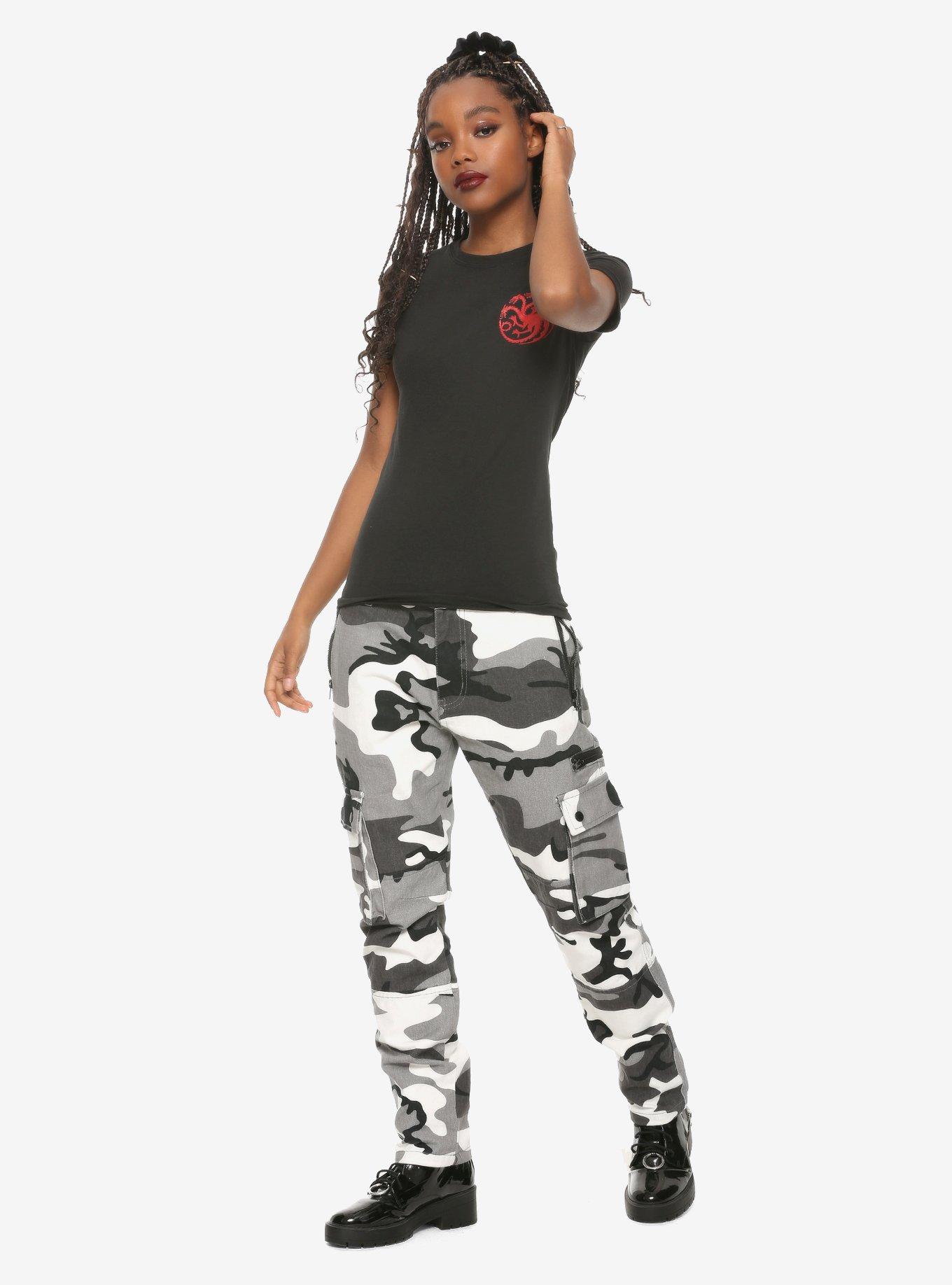 Game Of Thrones Daenerys Targaryen Girls T-Shirt, RED, alternate