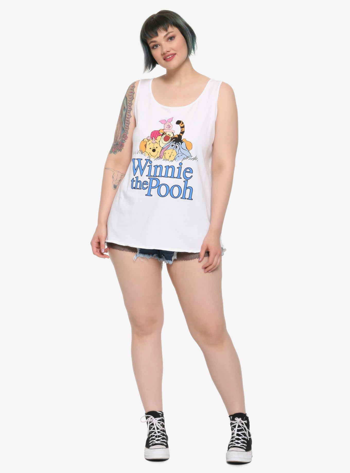 Disney Winnie The Pooh Group Girls Tank Top Plus Size, MULTI, alternate