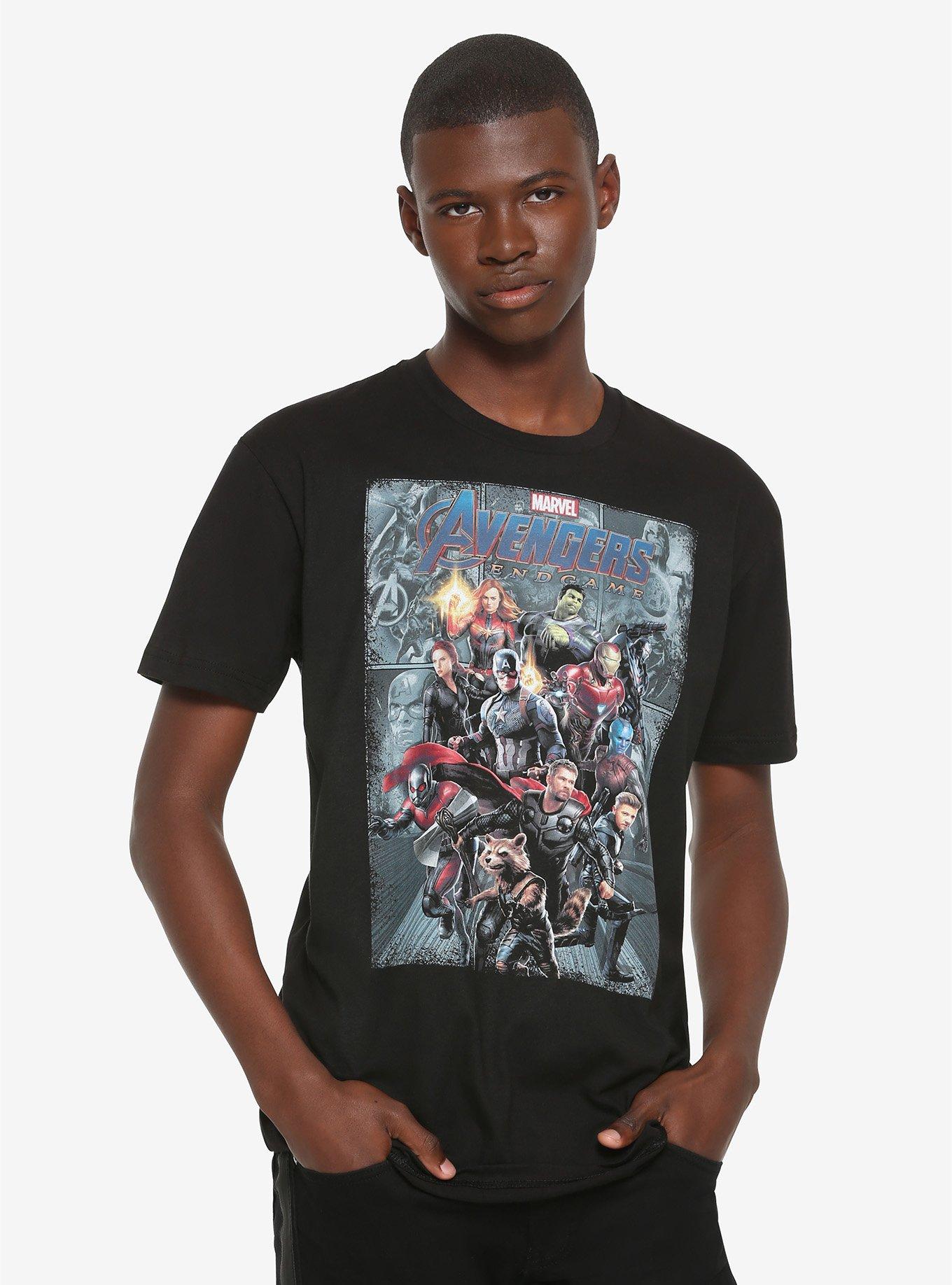 Marvel Avengers: Endgame Movie Poster T-Shirt, MULTI, alternate