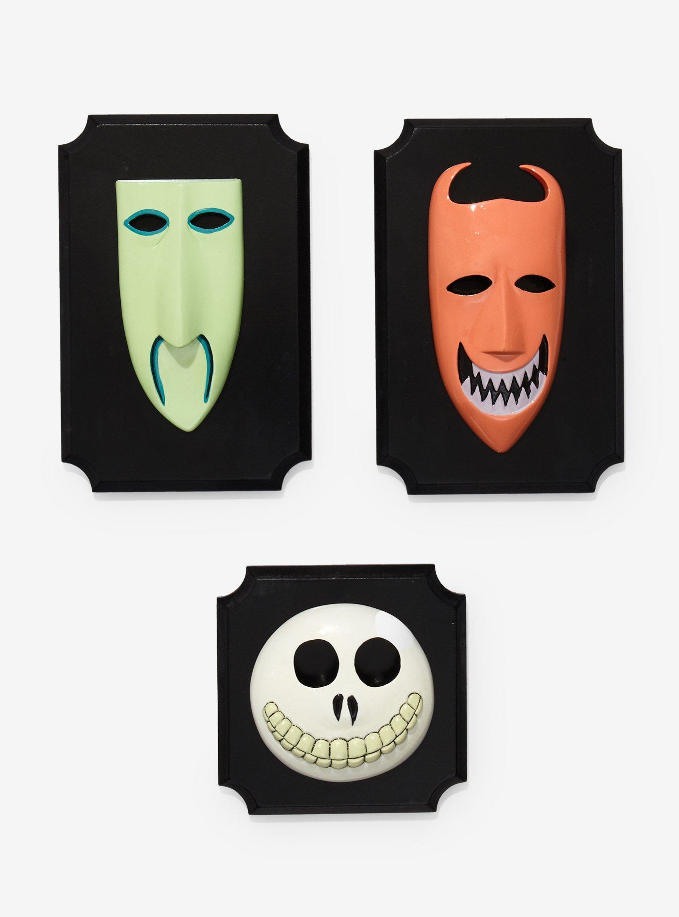 The Nightmare Before Christmas Oogie's Boys Masks Wall Plaques Hot Topic Exclusive, , alternate