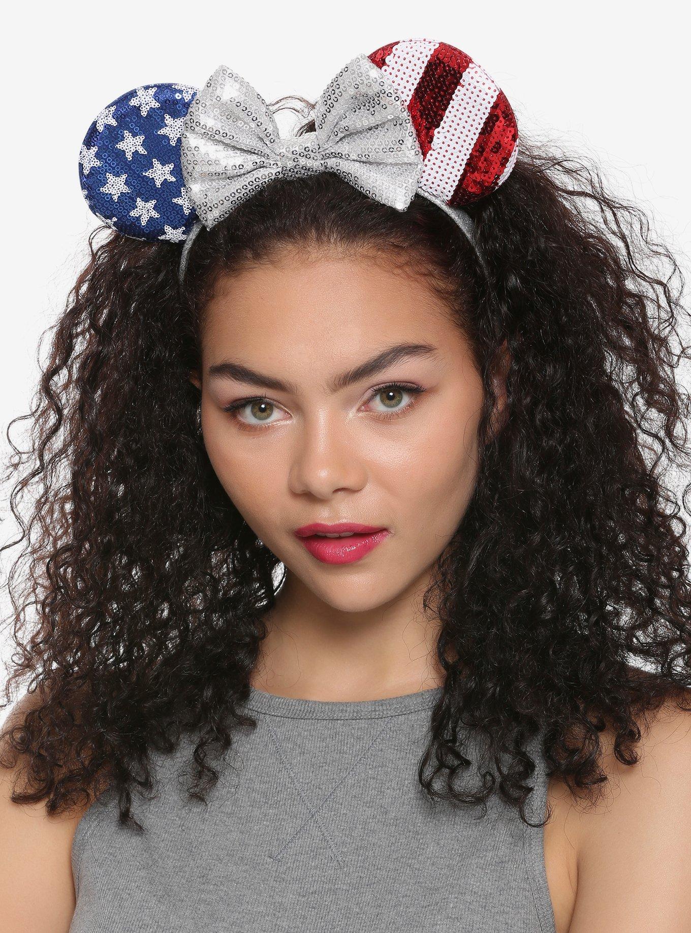 Disney Minnie Mouse Americana Ears Headband, , alternate