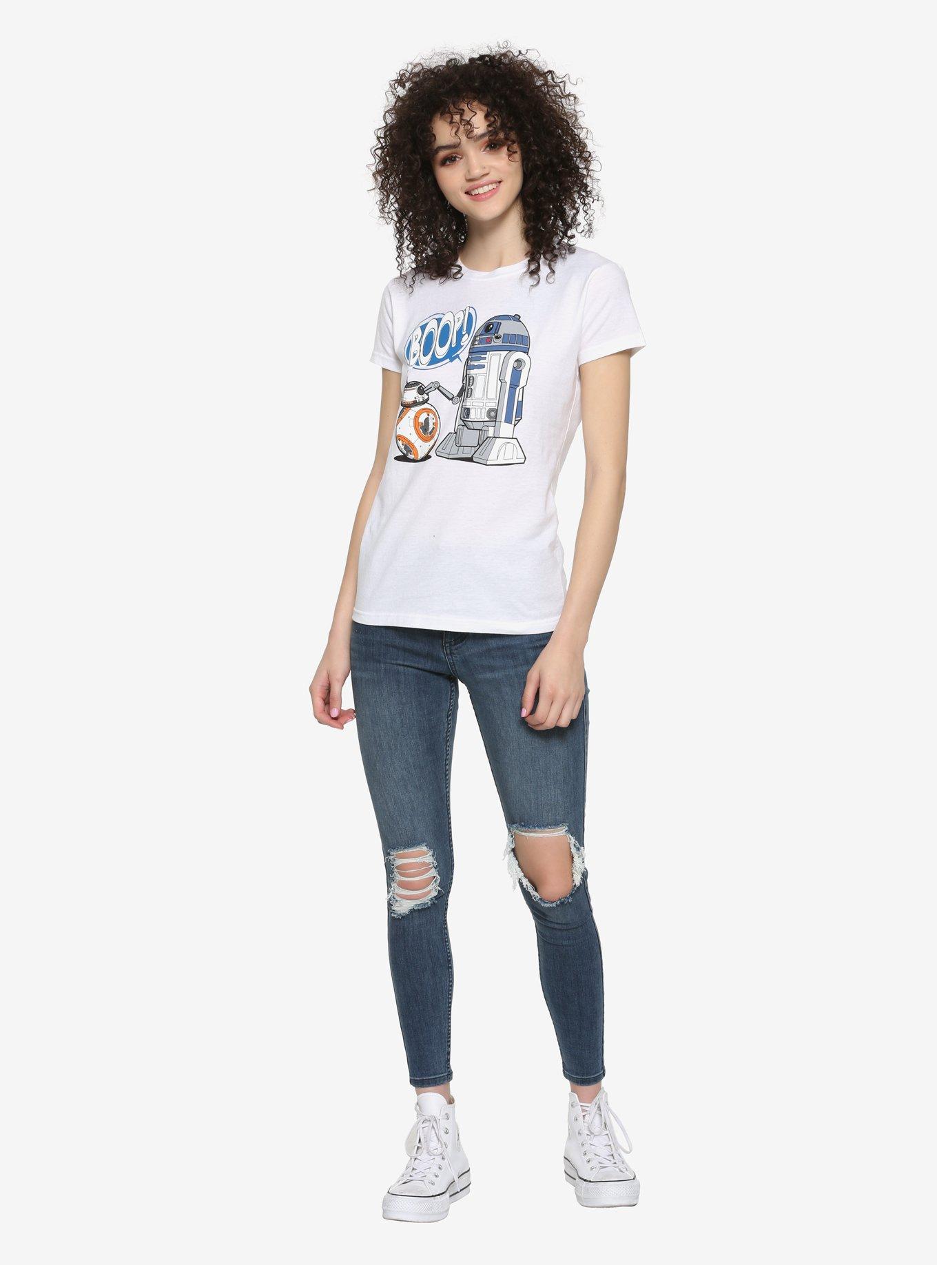 Star Wars R2-D2 & BB-8 Boop! Girls T-Shirt, MULTI, alternate