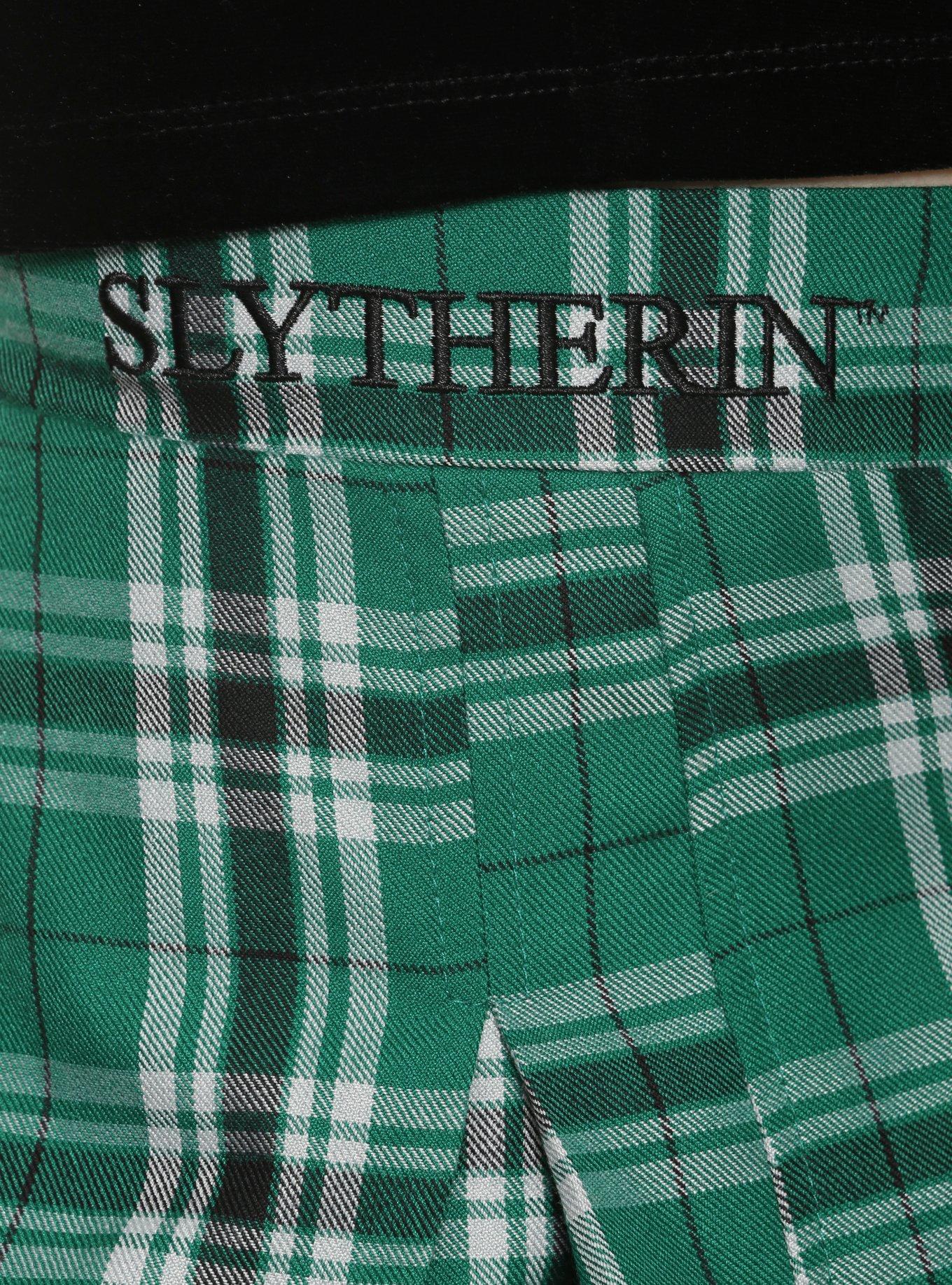 Harry Potter Slytherin Pleated Plaid Skirt, , alternate