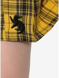 Harry Potter Hufflepuff Pleated Plaid Skirt Plus Size, , alternate