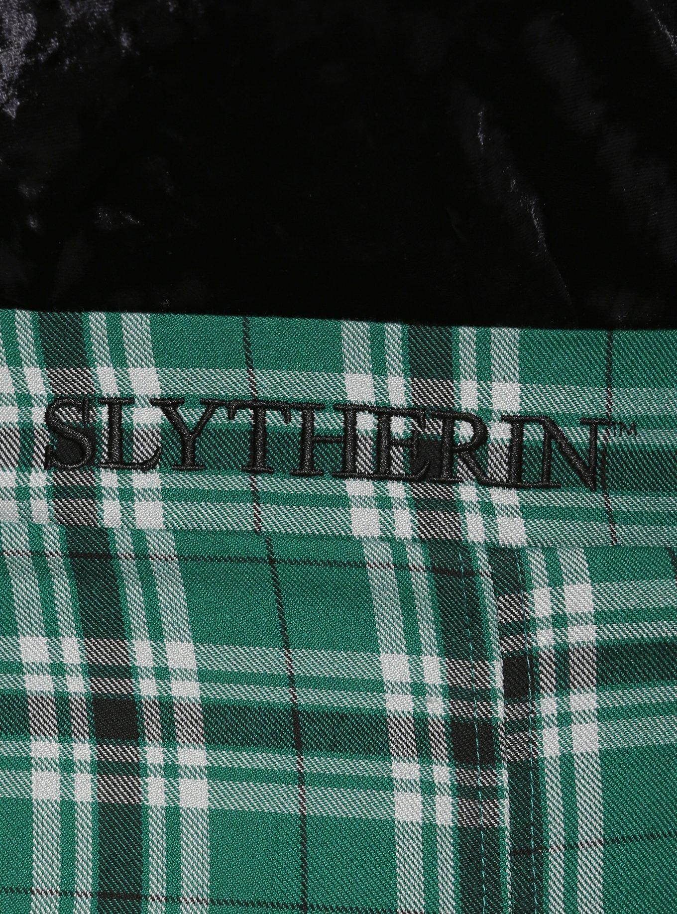 Harry Potter Slytherin Pleated Plaid Skirt Plus Size, , alternate