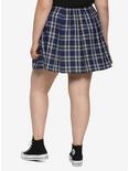 Harry Potter Ravenclaw Pleated Plaid Skirt Plus Size, , alternate