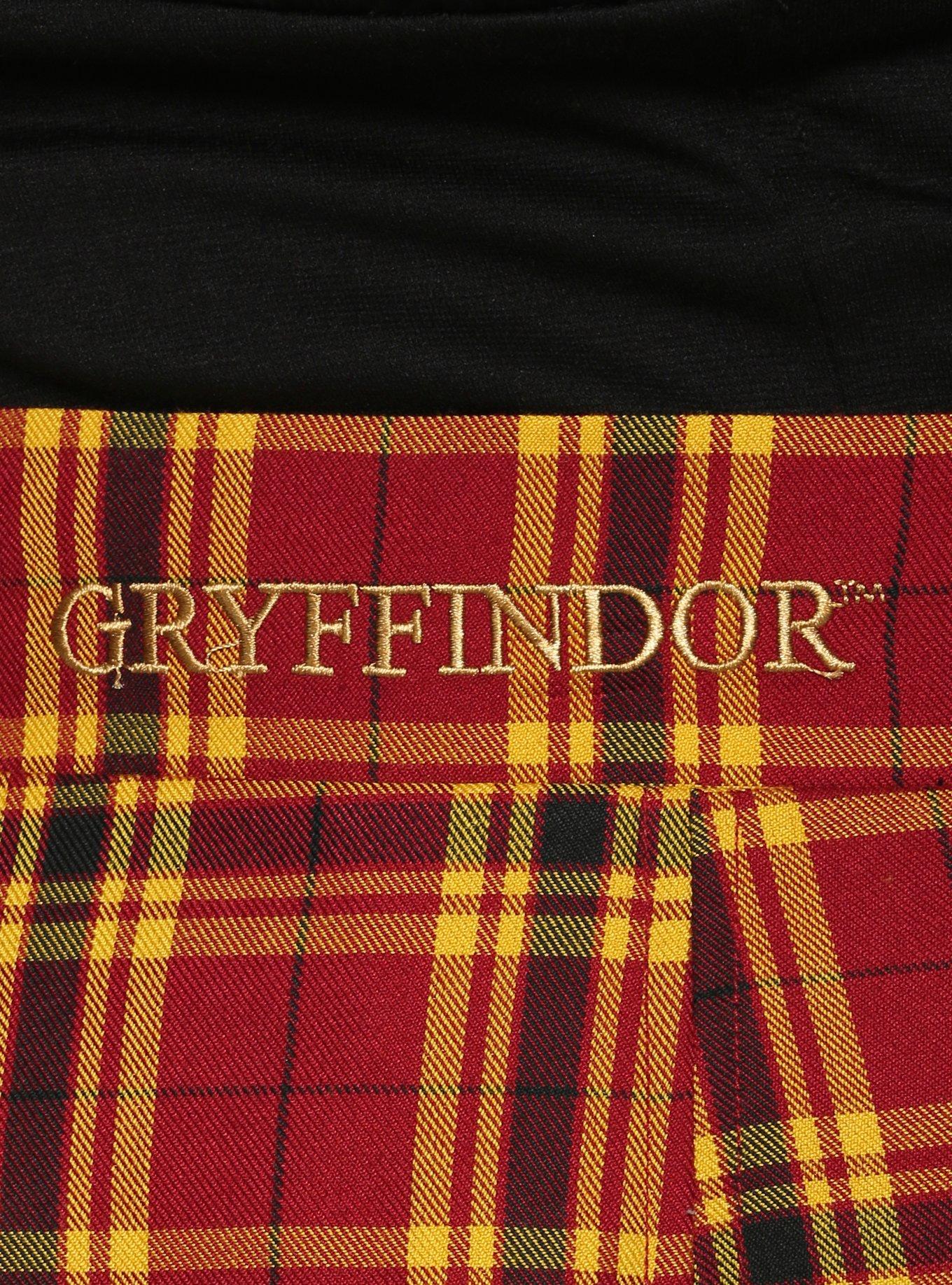 Harry Potter Gryffindor Pleated Plaid Skirt Plus Size, , alternate