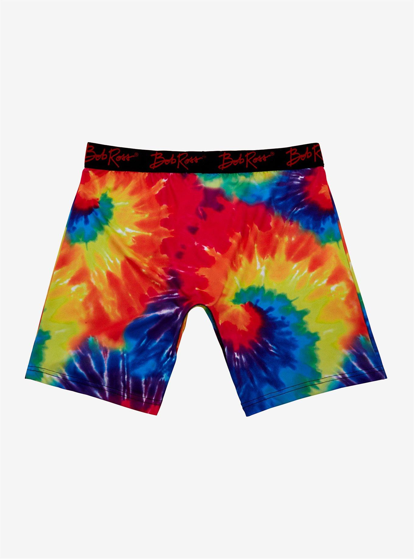 Bob Ross Tie-Dye Boxer Briefs, , alternate