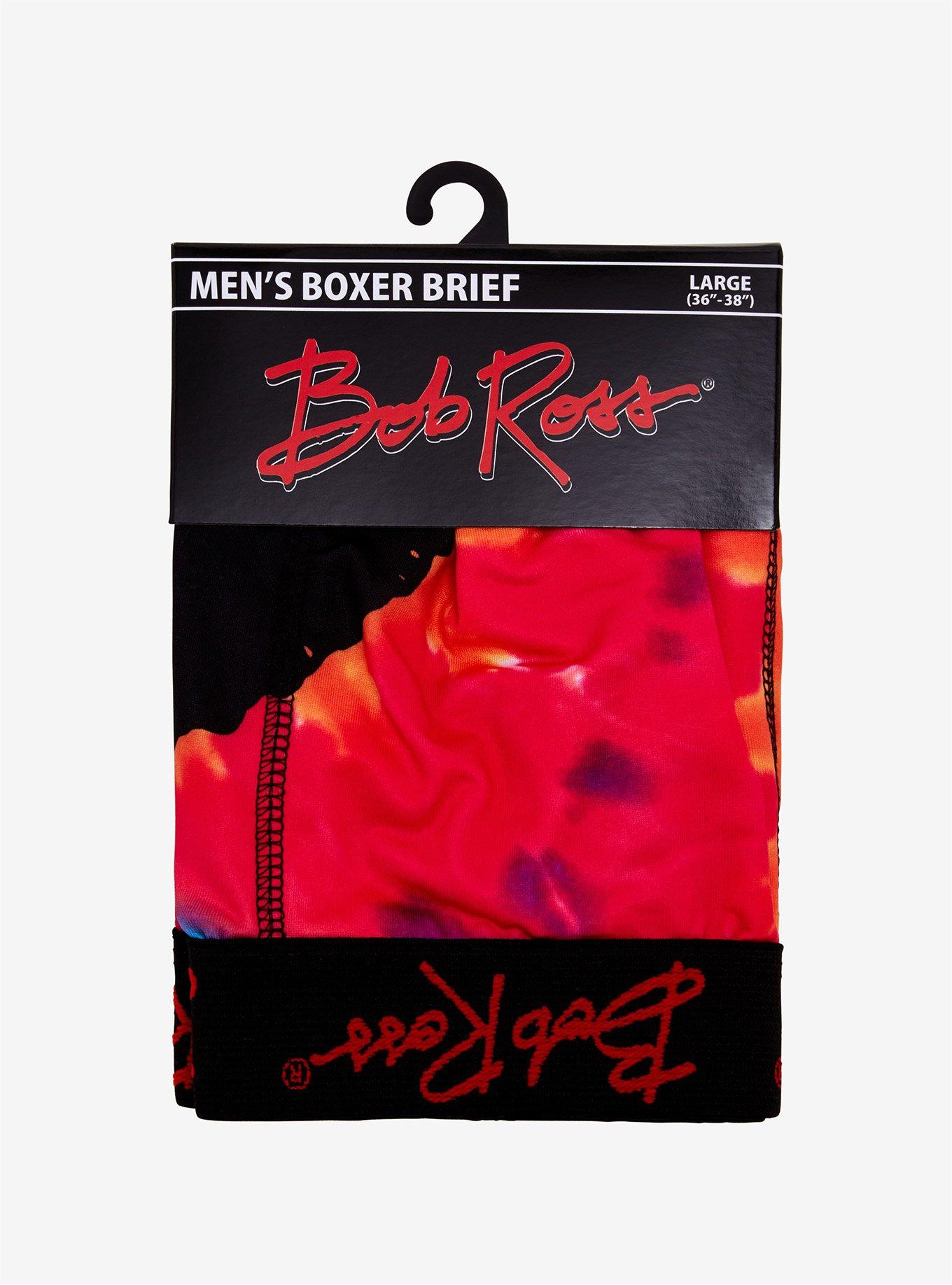 Bob Ross Tie-Dye Boxer Briefs, , alternate