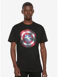 Marvel Avengers: Endgame Captain America Shield T-Shirt Hot Topic Exclusive, MULTI, alternate