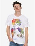 Jimi Hendrix Trippy Kaleidoscope T-Shirt, WHITE, alternate