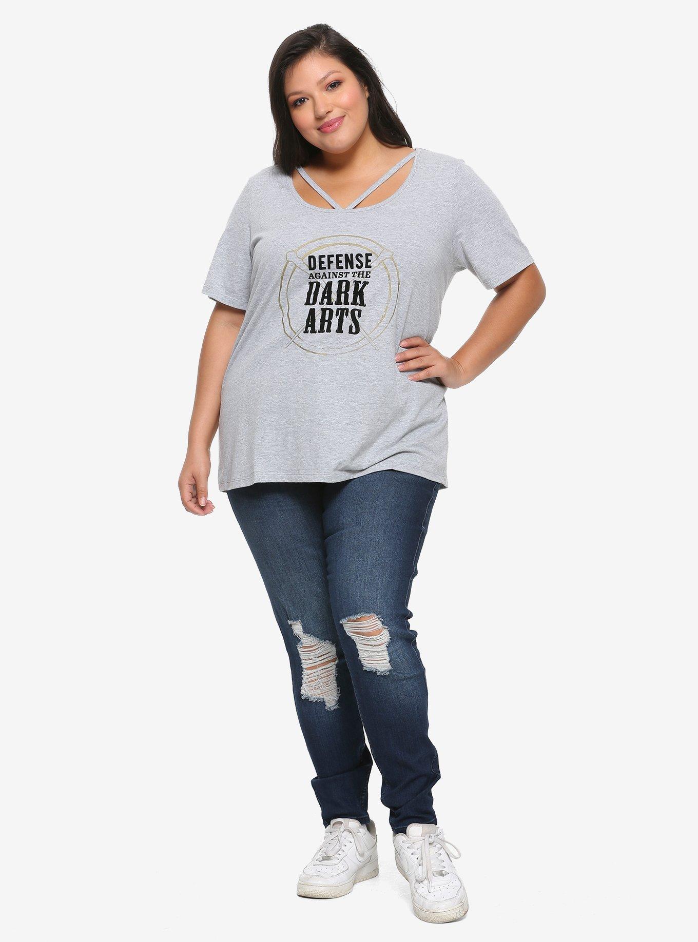 Harry Potter Defense Against The Dark Arts Strap T-Shirt Plus Size, , alternate