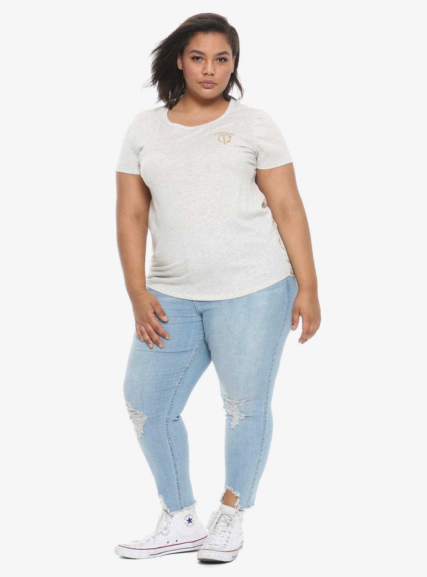 Harry Potter Charms Chiffon Back T-Shirt Plus Size, , alternate