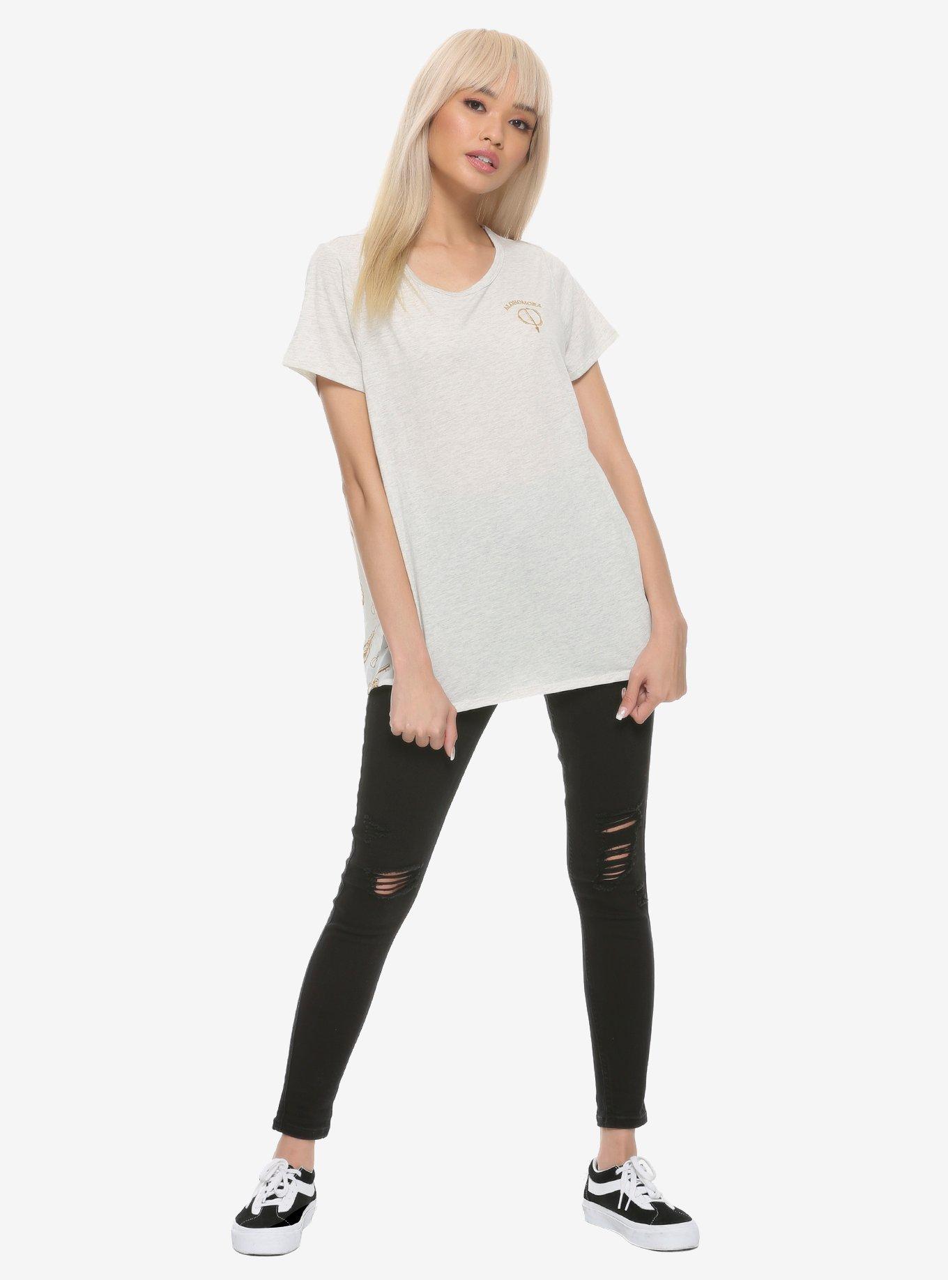 Harry Potter Charms Chiffon Back Girls T-Shirt, MULTI, alternate