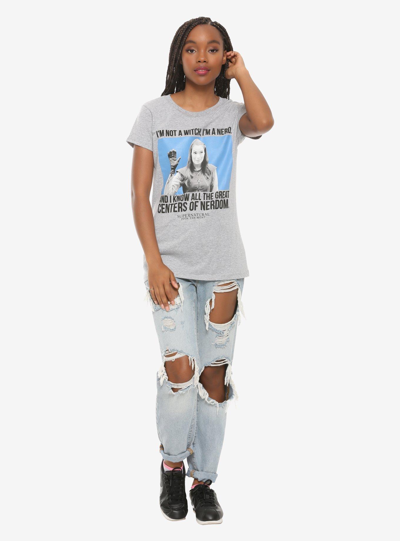 Supernatural Charlie Nerdom Girls T-Shirt, MULTI, alternate