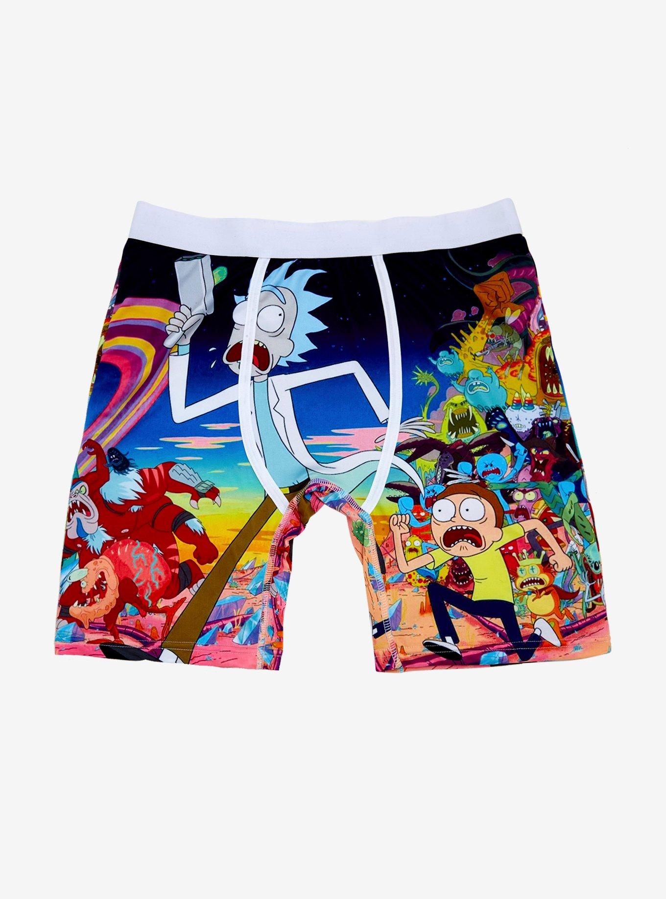 Rick And Morty Chase Boxer Briefs, MULTI, alternate