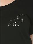 Leo Zodiac Girls T-Shirt, BLACK, alternate