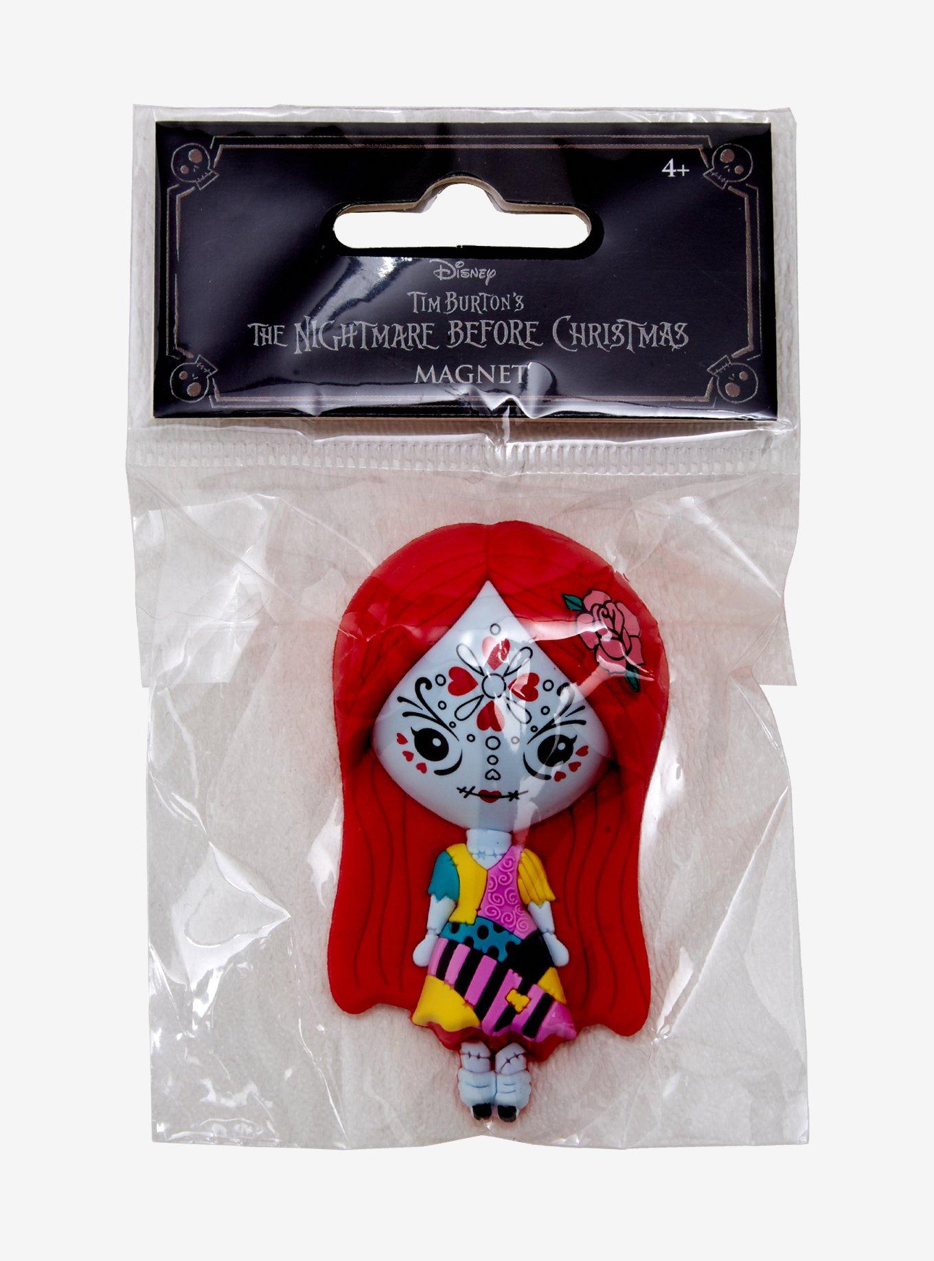 The Nightmare Before Christmas Sally Sugar Skull Chibi Magnet, , alternate