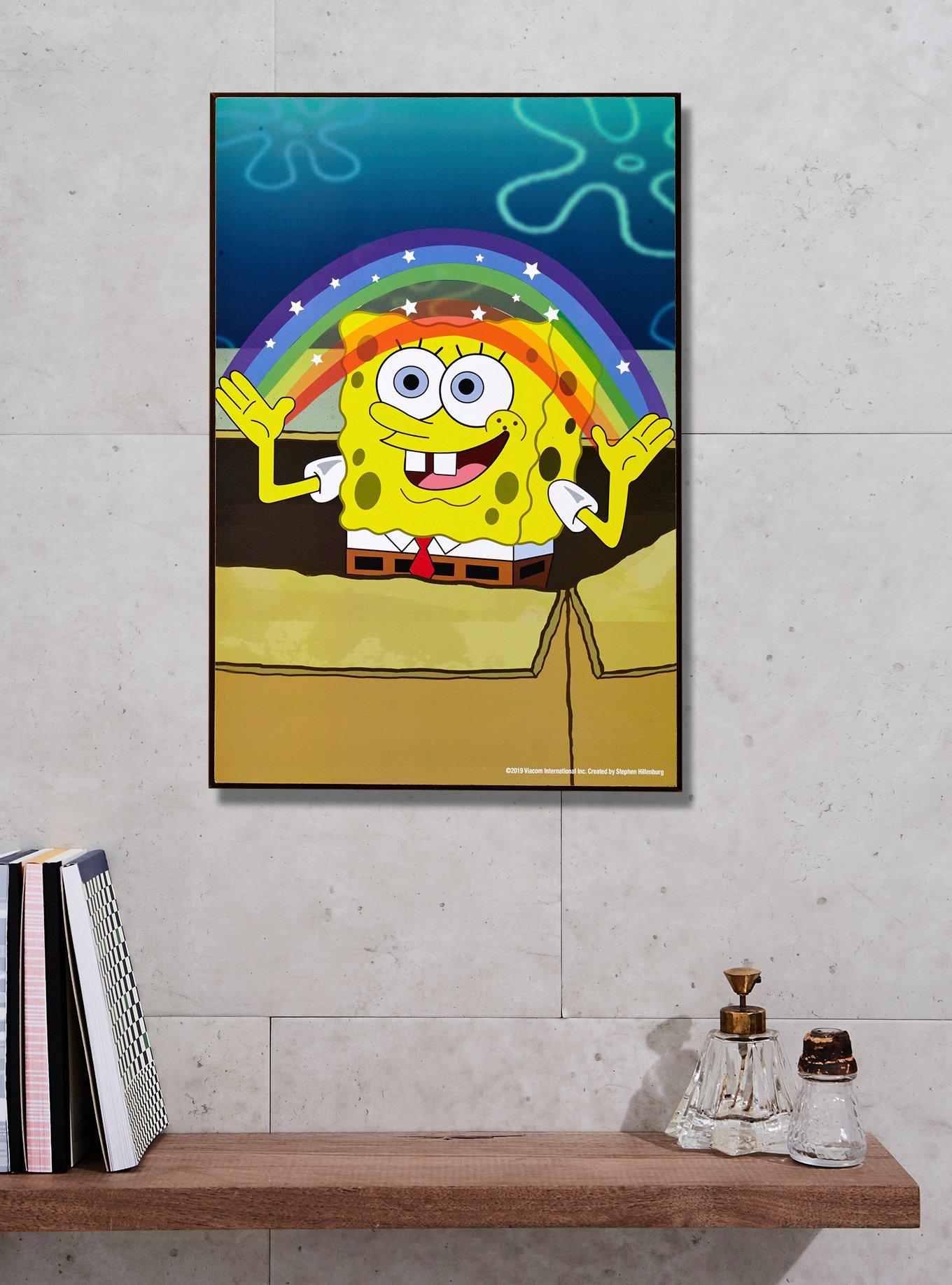 SpongeBob SquarePants Imagination Wood Wall Art, , alternate