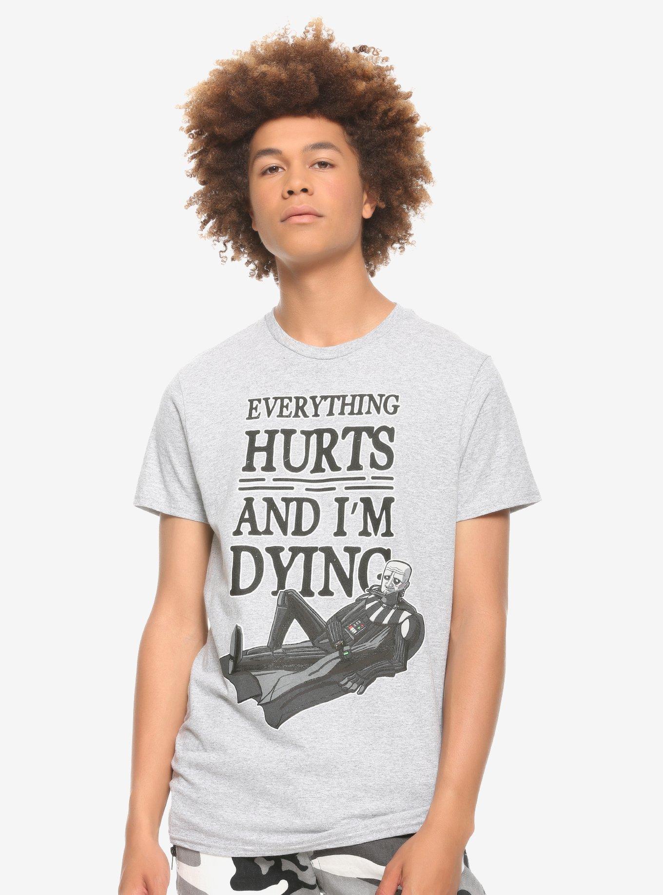 Star Wars Darth Vader Everything Hurts T-Shirt, , alternate