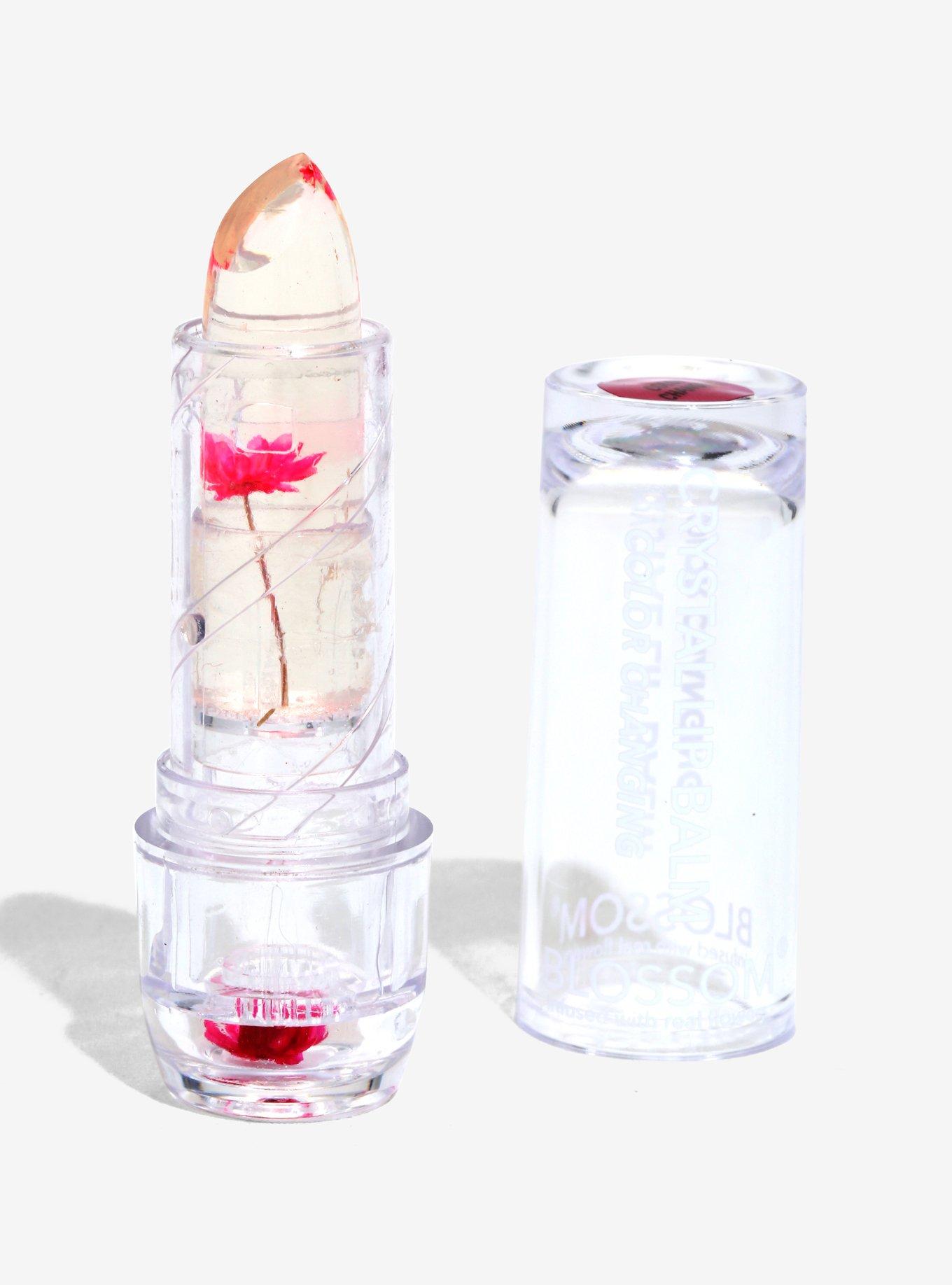 Blossom Color Changing Crystal Lip Balm - Pink, , alternate