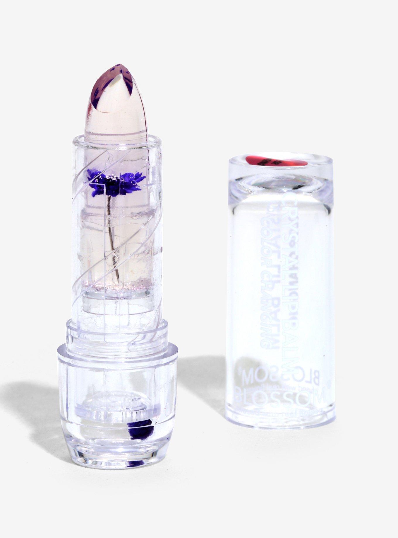 Blossom Color Changing Crystal Lip Balm - Purple, , alternate