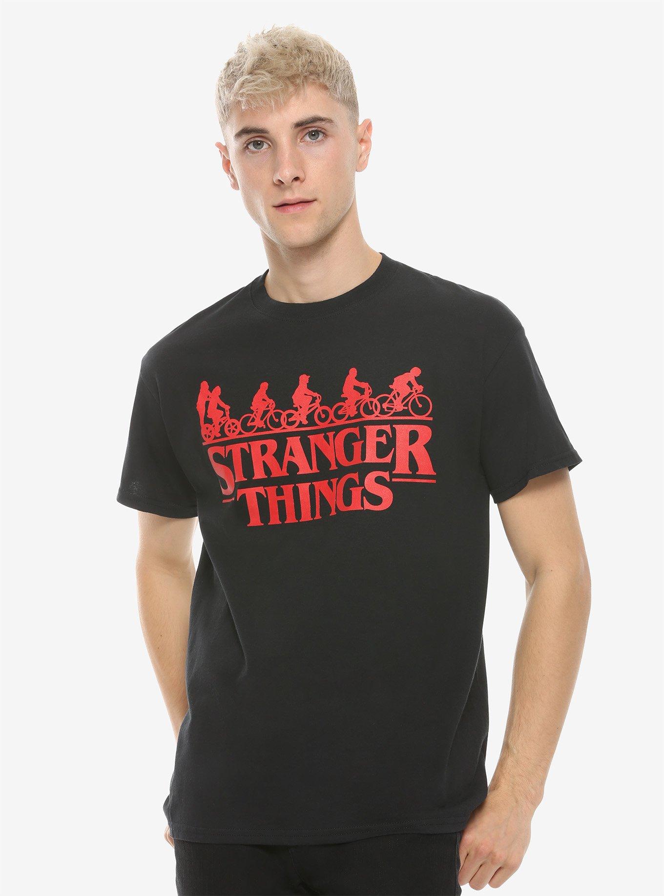 Stranger Things Bike Squad T-Shirt, RED, alternate