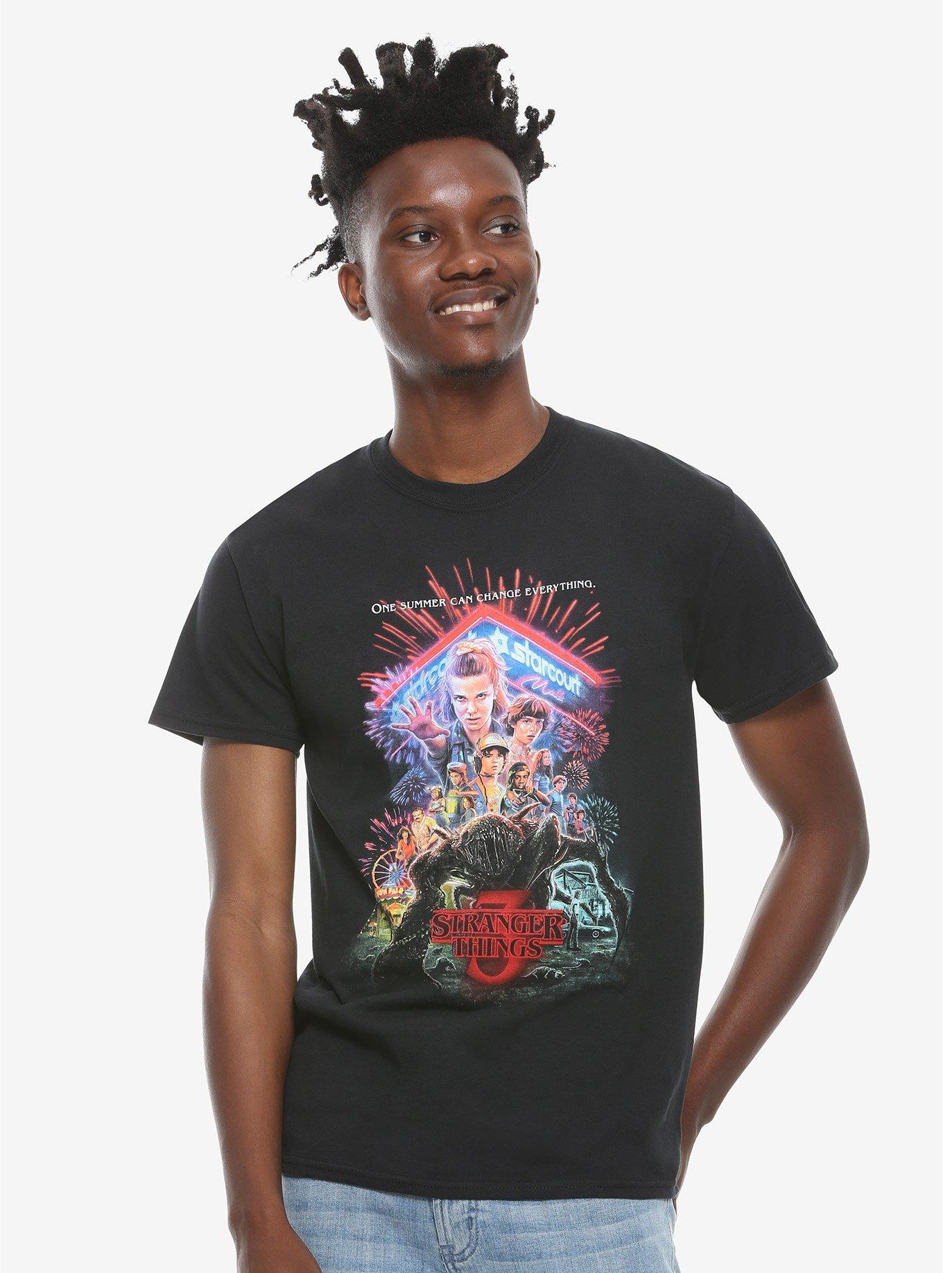 Stranger Things Season 3 Poster T-Shirt, MULTI, alternate