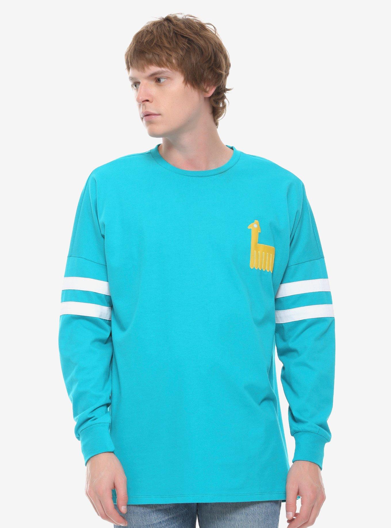 Disney The Emperor's New Groove Kuzcotopia Hype Jersey - BoxLunch Exclusive, TEAL, alternate