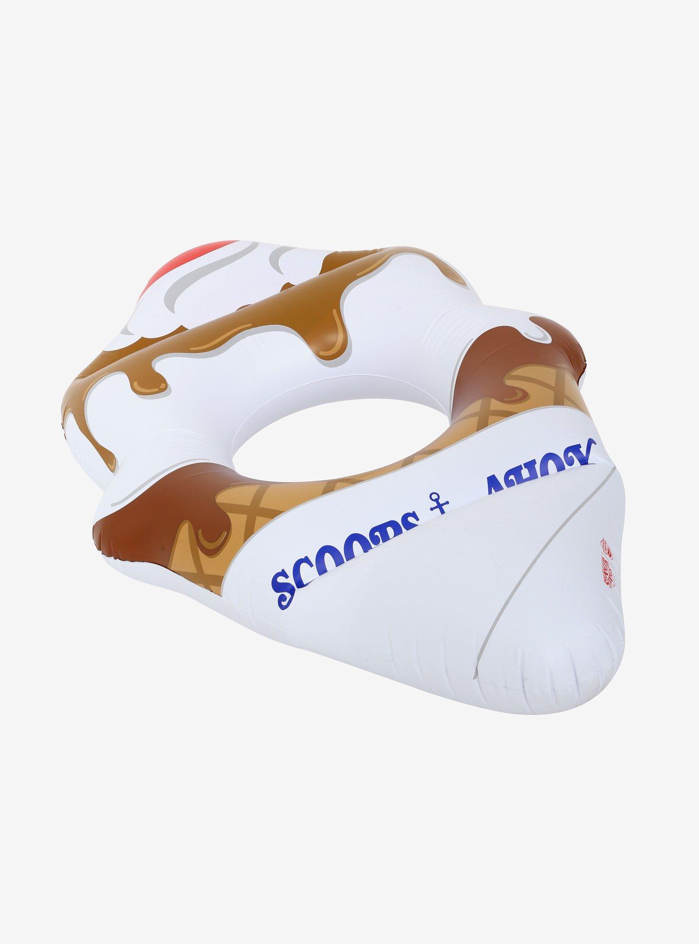 Stranger Things Scoops Ahoy Cone Pool Float, , alternate