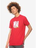 JPEGMAFIA Keep Peace Red T-Shirt, , alternate