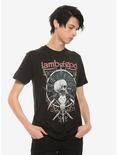 Lamb Of God Skulls Logo T-Shirt, BLACK, alternate