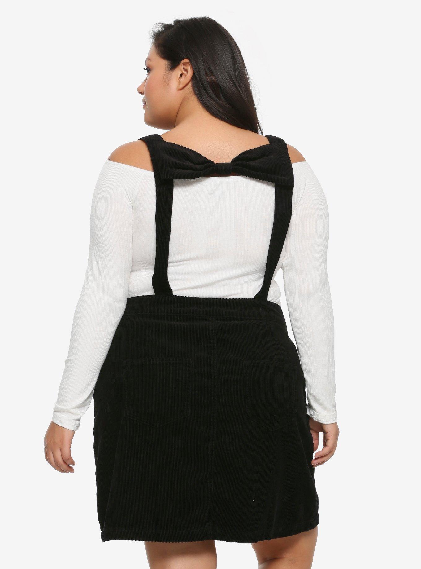 Studio Ghibli Kiki's Delivery Service Corduroy Skirtall Plus Size, BLACK, alternate