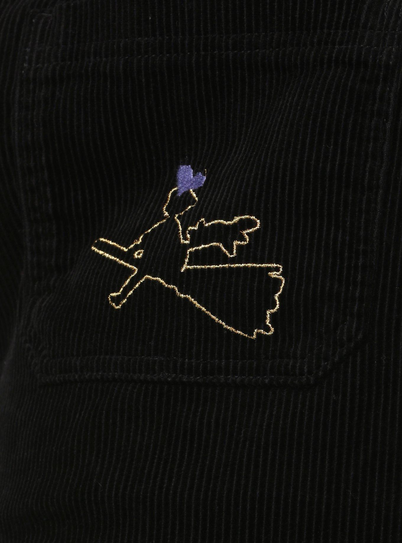 Studio Ghibli Kiki's Delivery Service Corduroy Skirtall Plus Size, BLACK, alternate