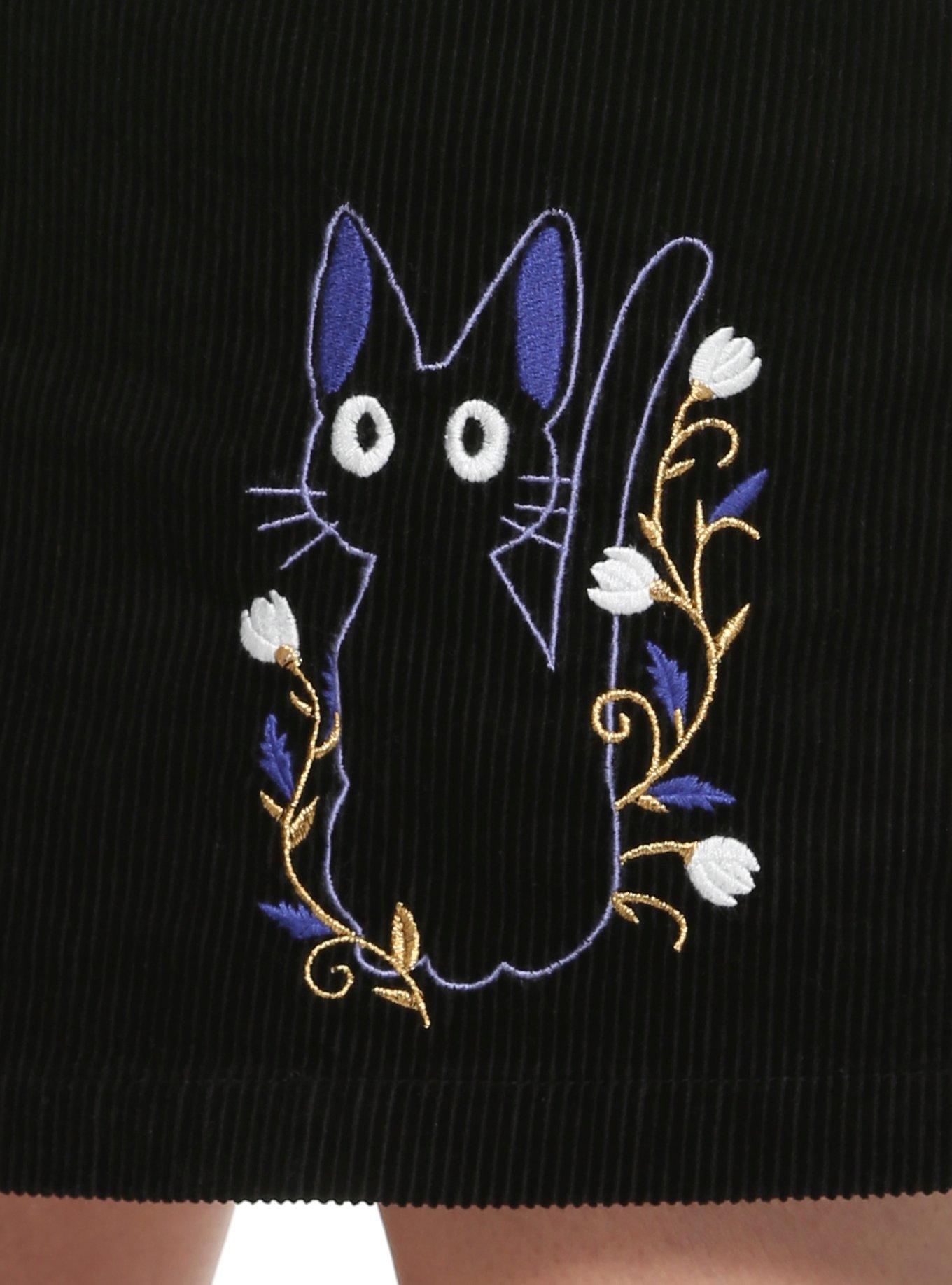 Studio Ghibli Kiki's Delivery Service Corduroy Skirtall, BLACK, alternate