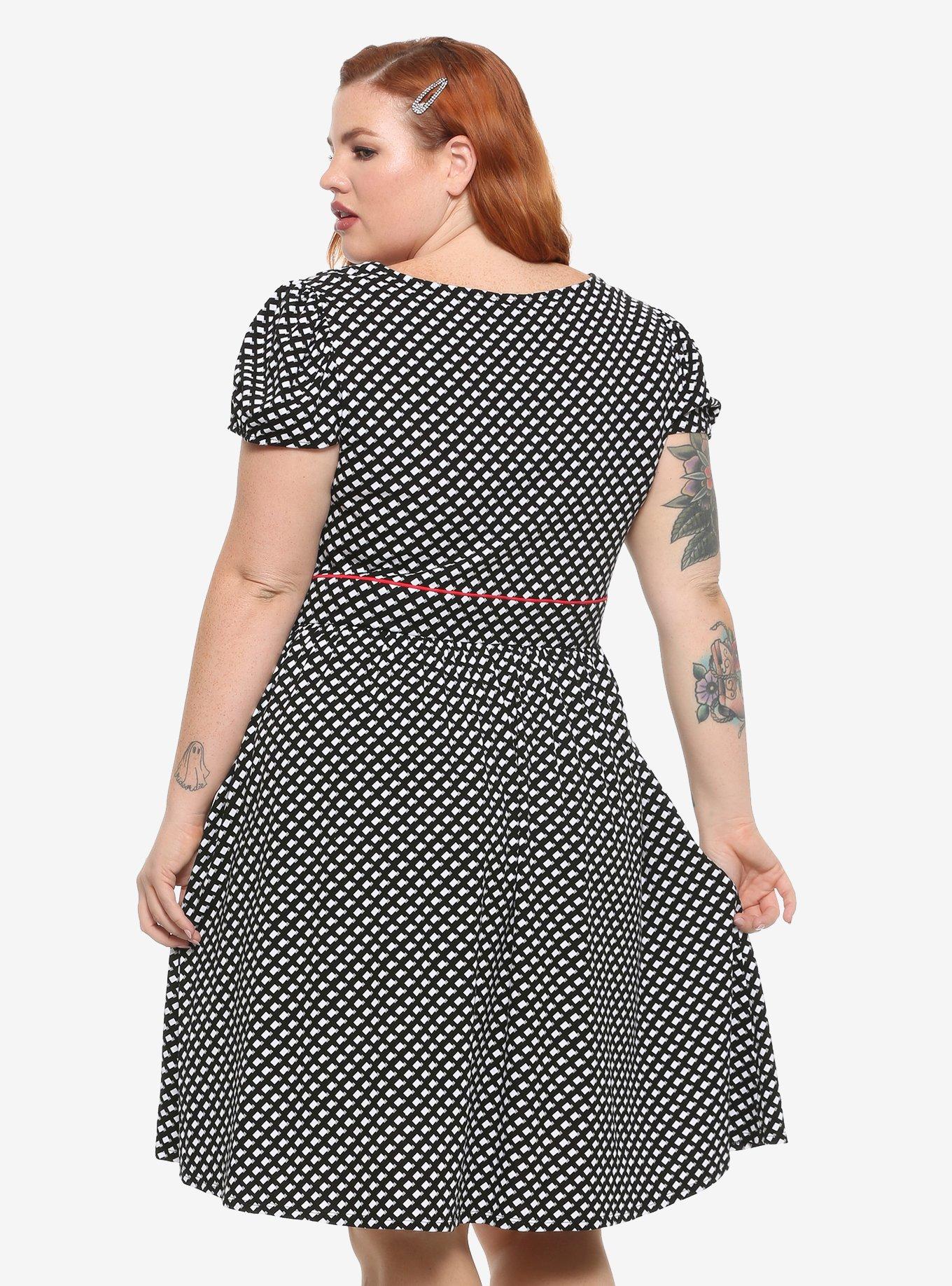 Coraline Other Mother Retro Dress Plus Size, MULTI, alternate