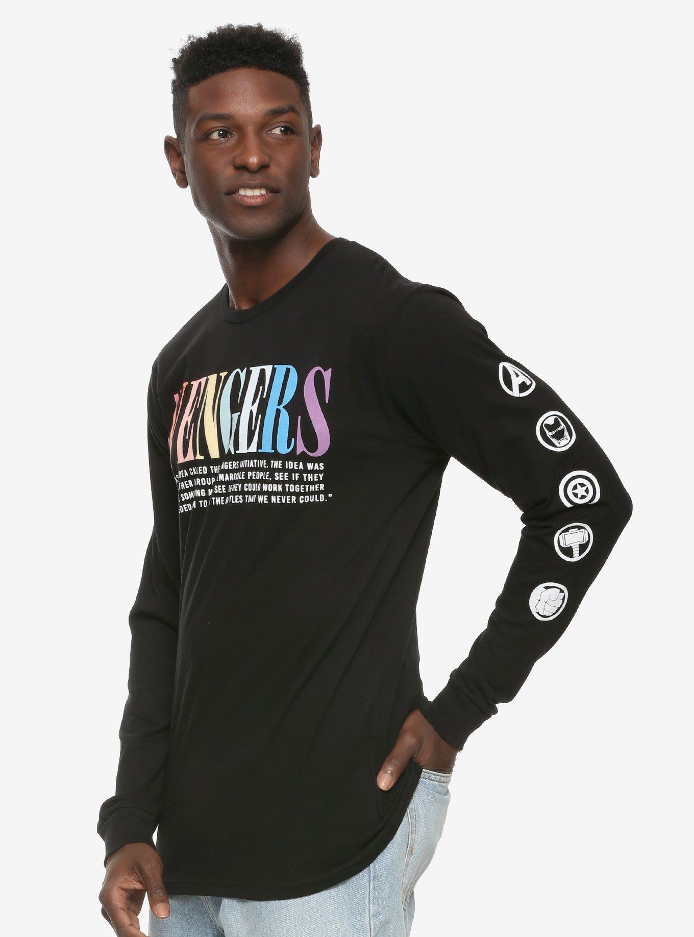 Marvel Avengers Initiative Long Sleeve T-Shirt - BoxLunch Exclusive, , alternate