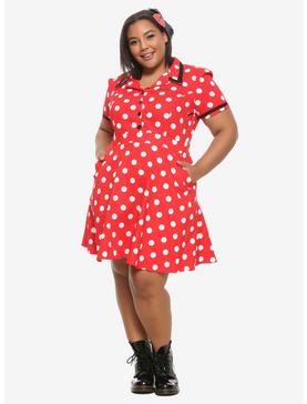 Disney Minnie Mouse Retro Dress Plus Size, , hi-res