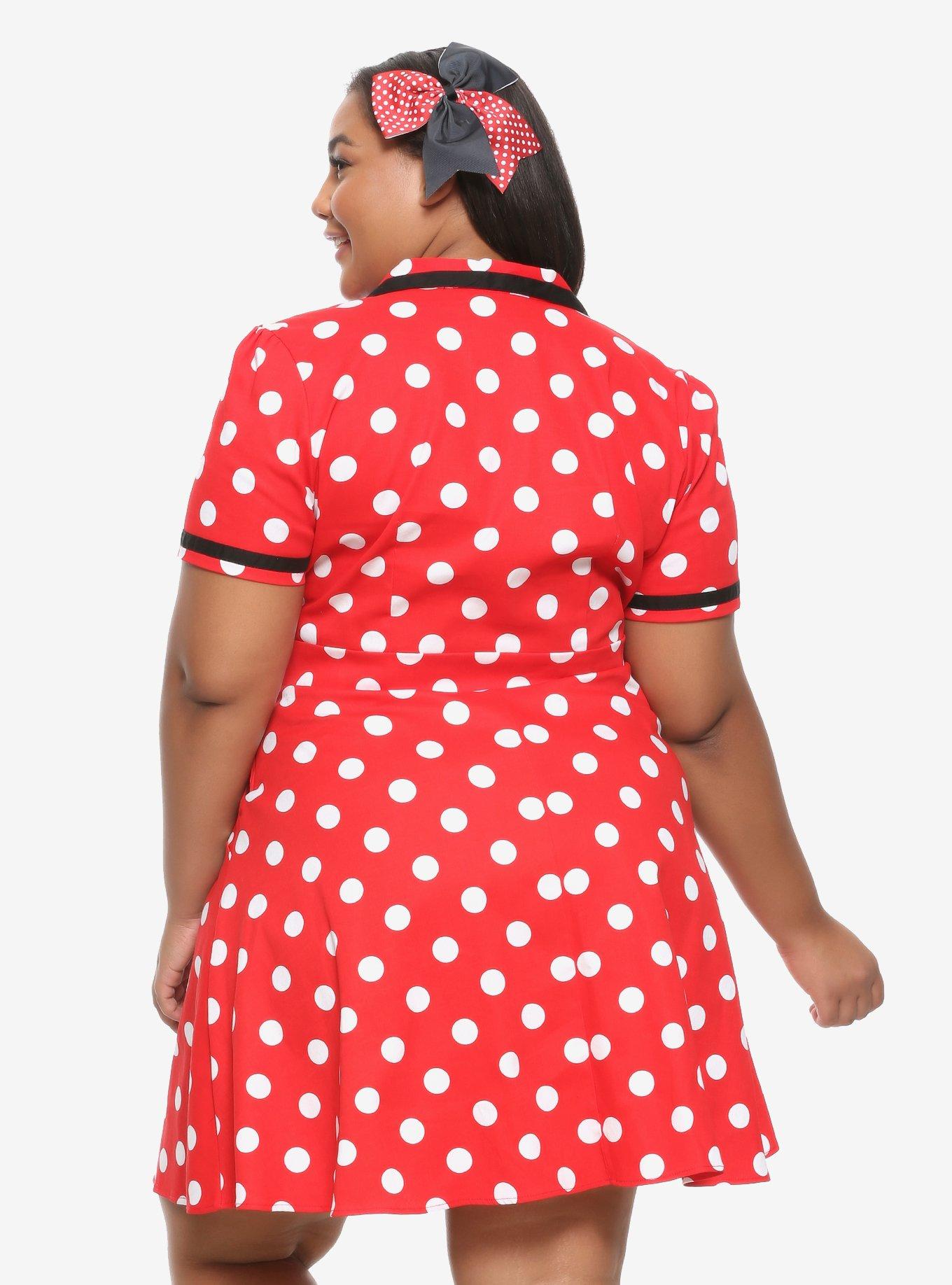 Disney Minnie Mouse Retro Dress Plus Size, , alternate