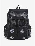 The Nightmare Before Christmas Jack Skellington Patches Slouch Backpack, , alternate