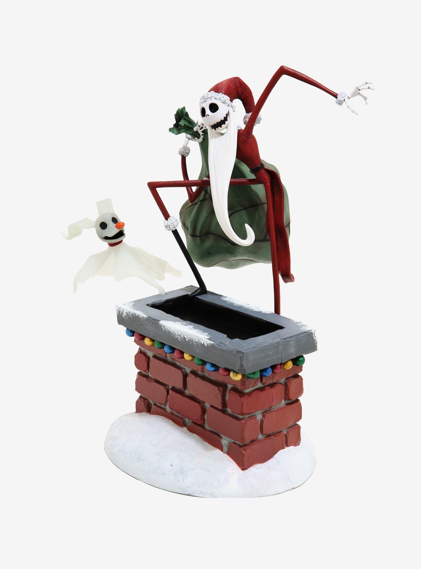 The Nightmare Before Christmas Santa Jack & Skeleton Reindeer PVC Figure, , alternate