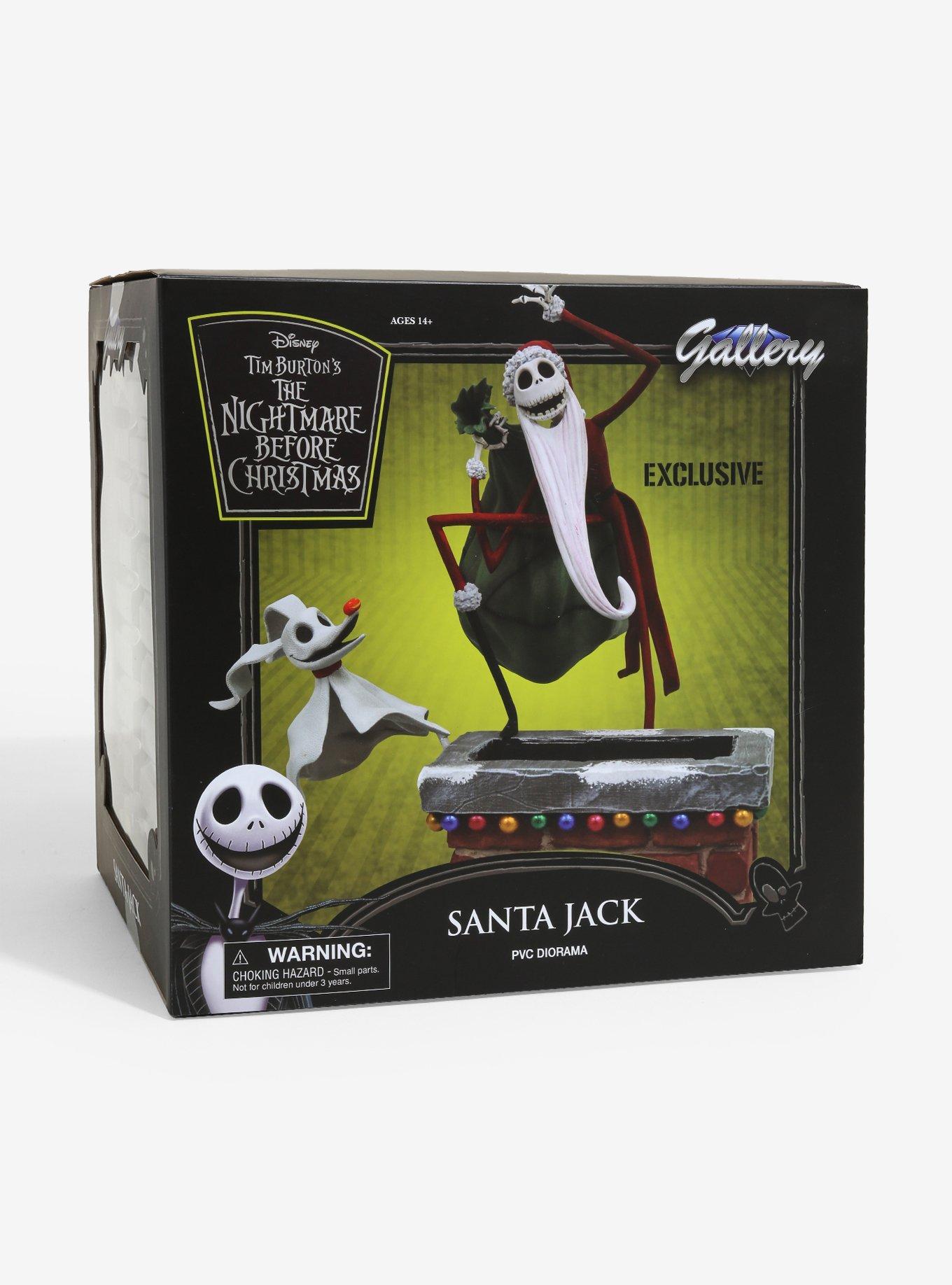 The Nightmare Before Christmas Santa Jack & Skeleton Reindeer PVC Figure, , alternate