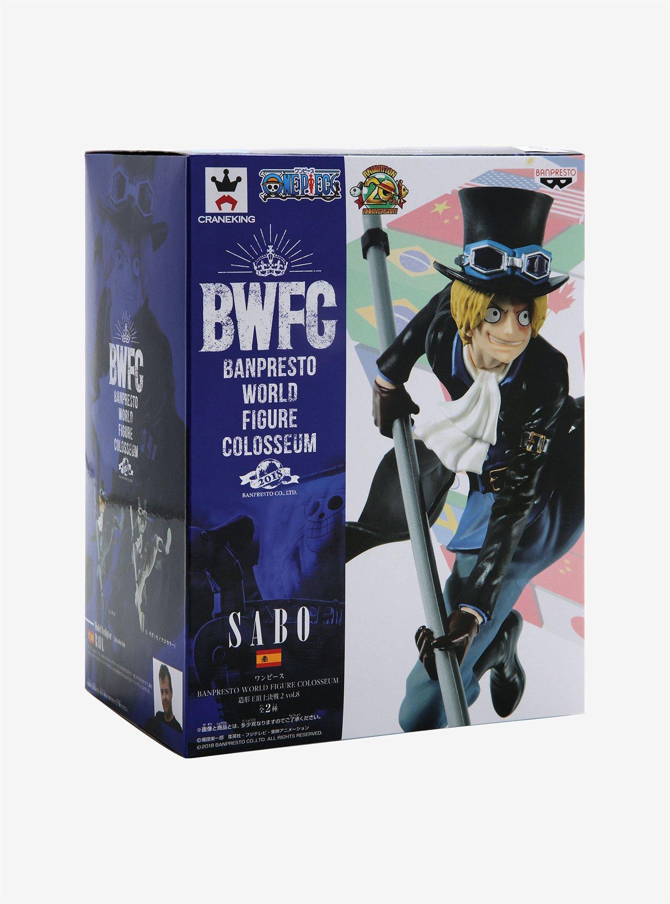 One Piece Banpresto World Figure Colosseum Sabo One Piece Collection Manga Résine Figurine One Piece Banpresto