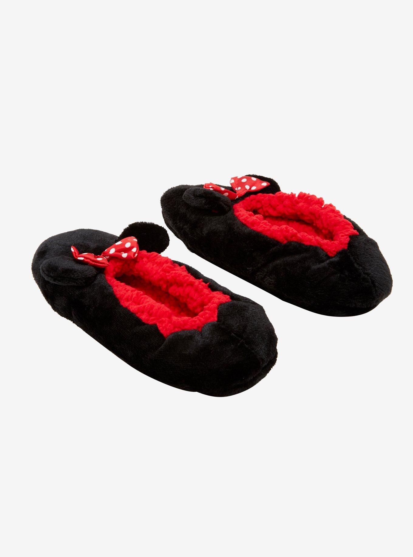 Disney Minnie Mouse Cozy Slippers, , alternate