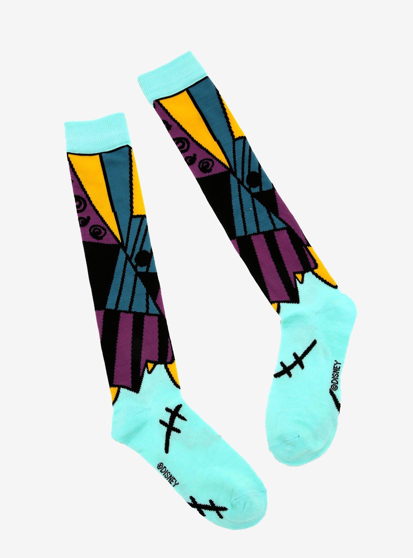 The Nightmare Before Christmas Sally Knee-High Socks, , alternate
