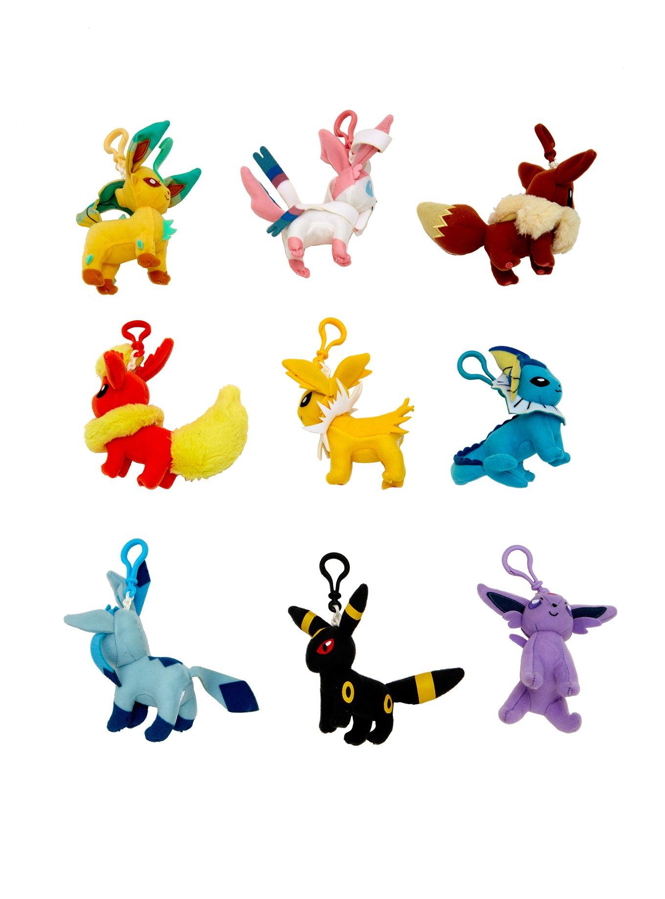 Pokemon Eevee Evolutions Blind Plush Key Chain, , alternate