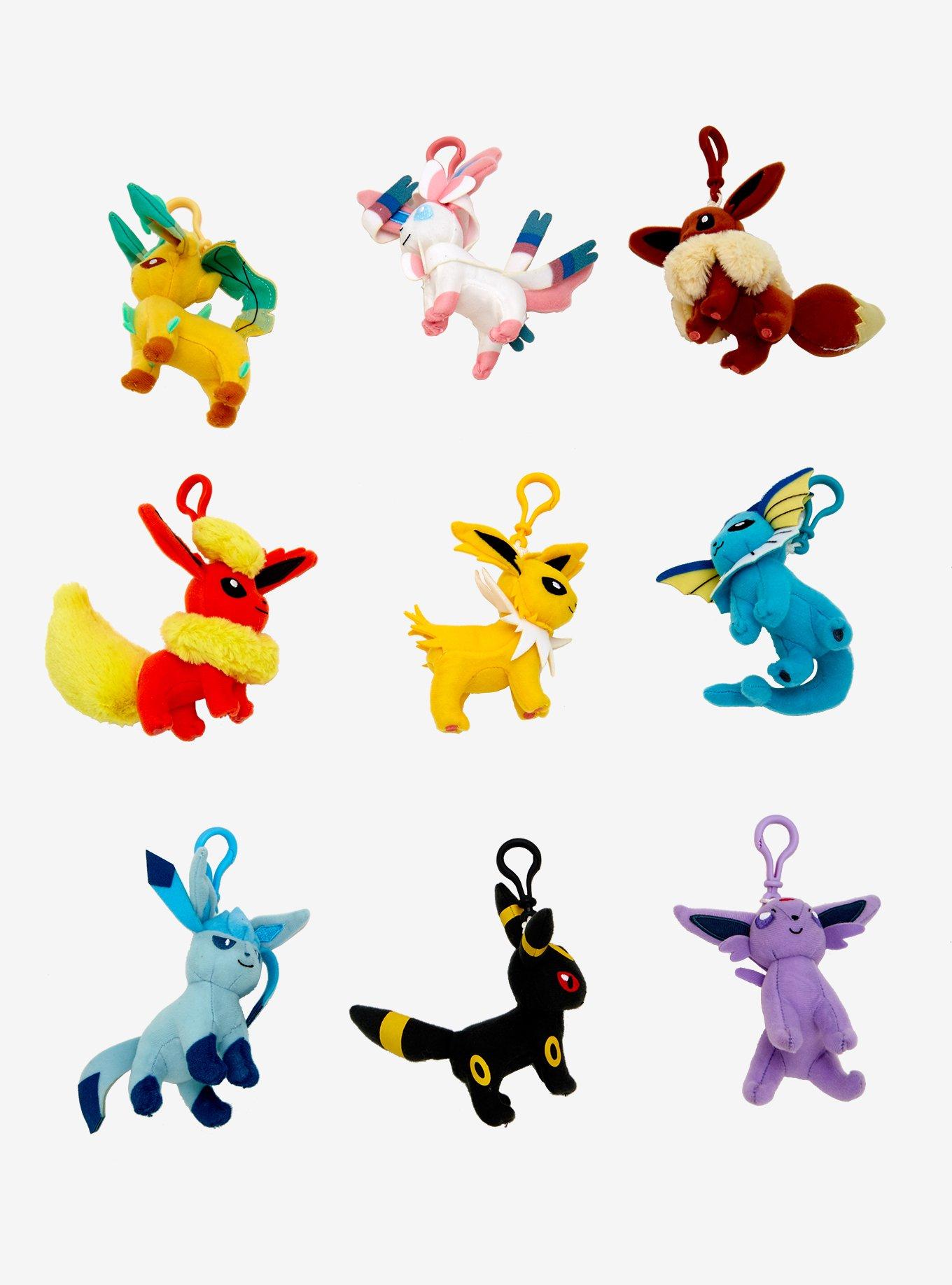 Pokemon Eevee Evolutions Figure Keychain 9 Pieces Set (In-stock